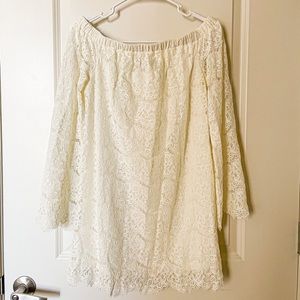 White ASOS Lace Dress